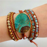 Natural Stone Boho Bracelet